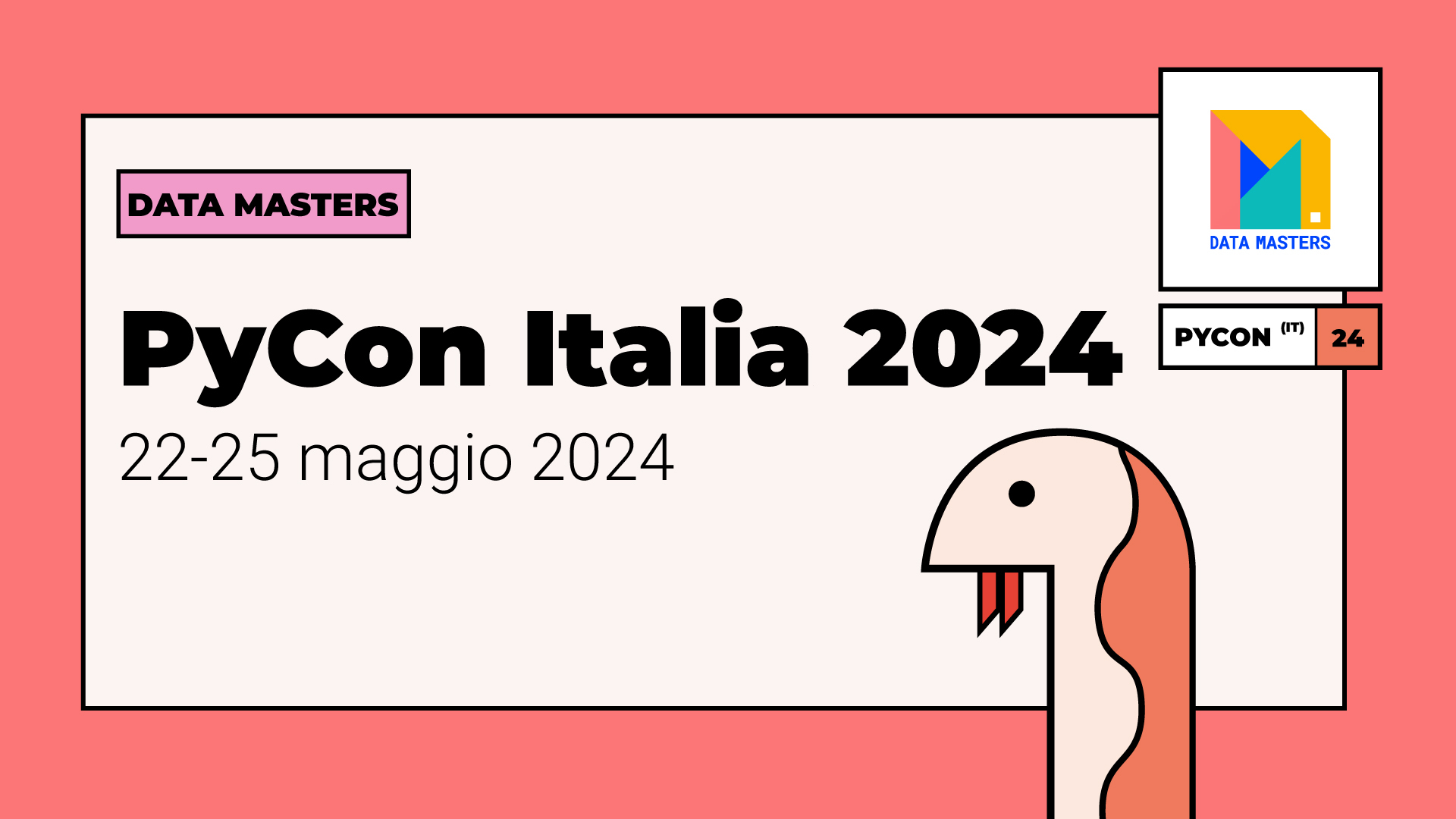 Partecipa al PyCon Italia 2024 con Data Masters - Data Masters