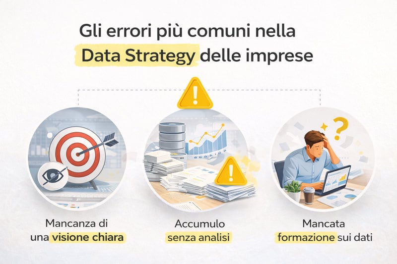Gli errori più comuni nella Data Strategy delle imprese