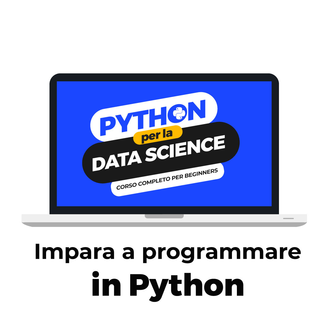 corso online data masters python per la data science: impara python da zero