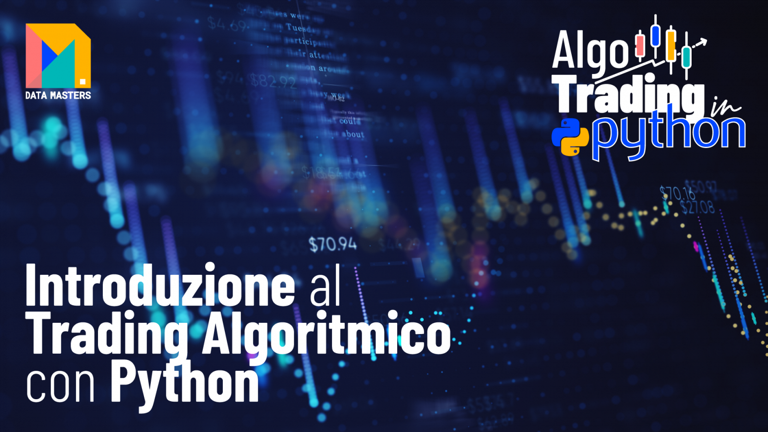 Diagramma del trading algoritmico con elementi di Python